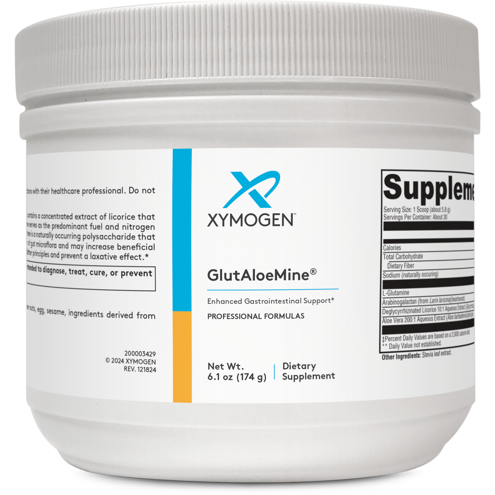 xymogen glutathione cream GlutAloeMine 30-Sv - Gut Healing Supplements